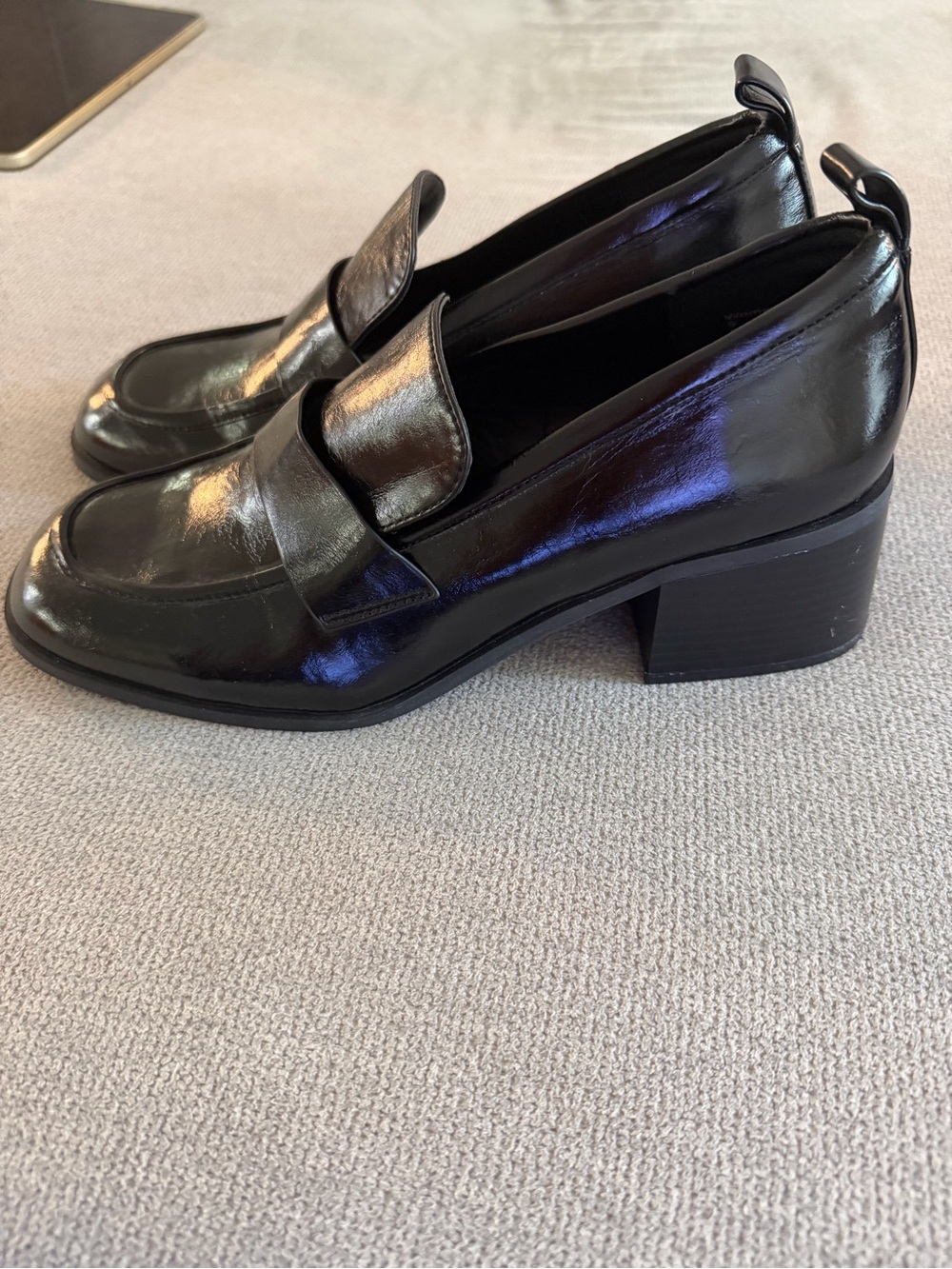 Abercrombie & Fitch Black Patent Loafers